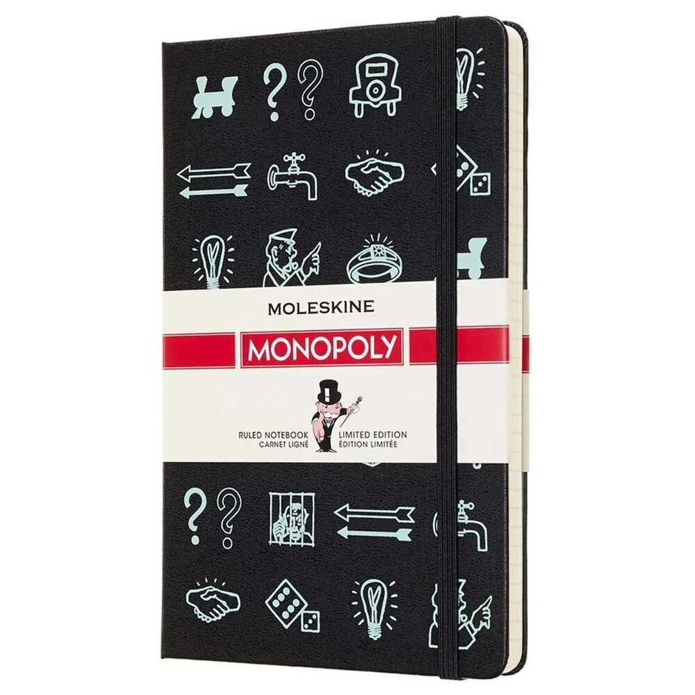 New! Moleskine x Monopoly Ruled Notebook Limited Edition 5" x 8.25"